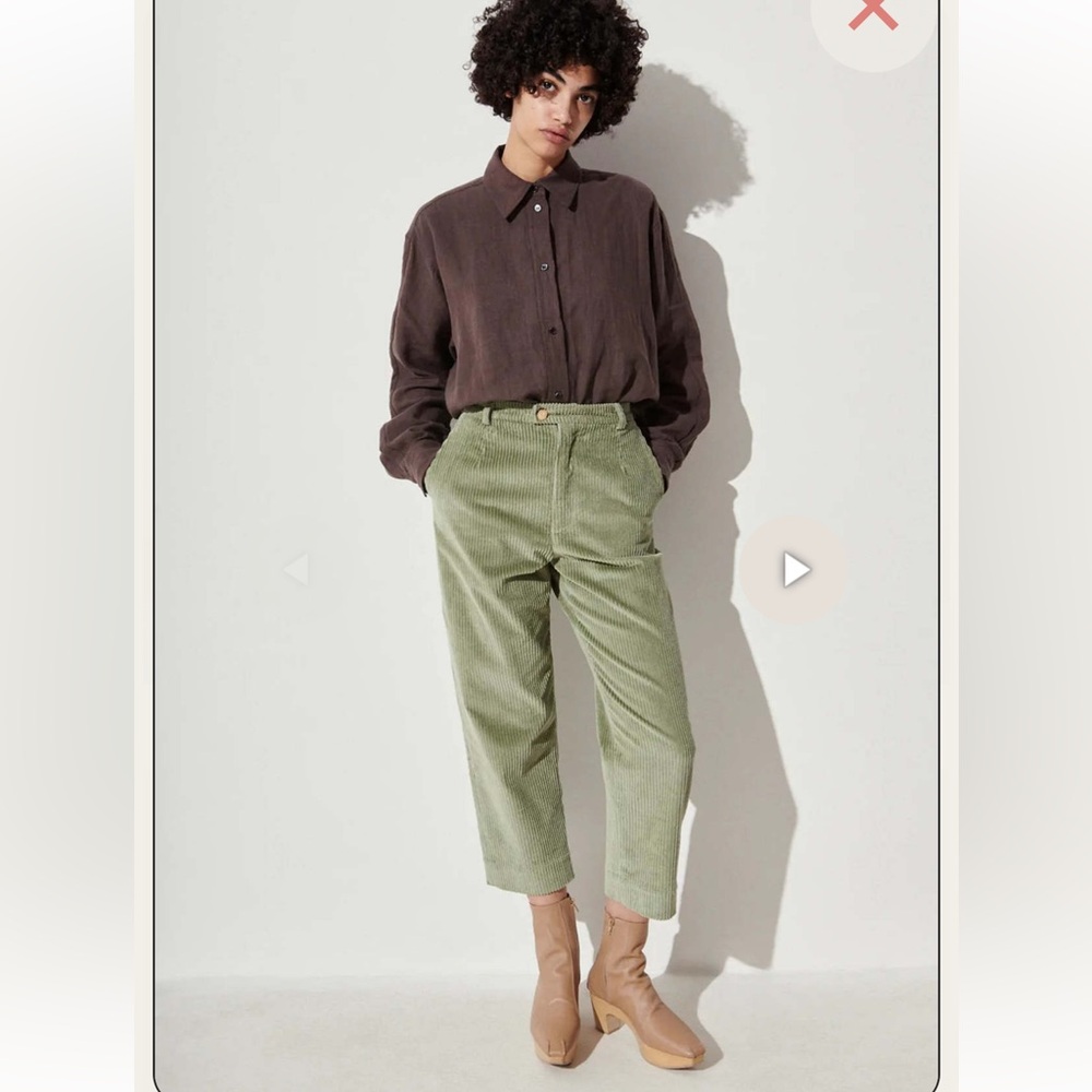 Rachel Comey green cords, size 8